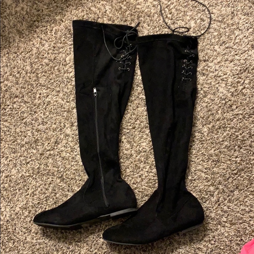 Knee high boots!